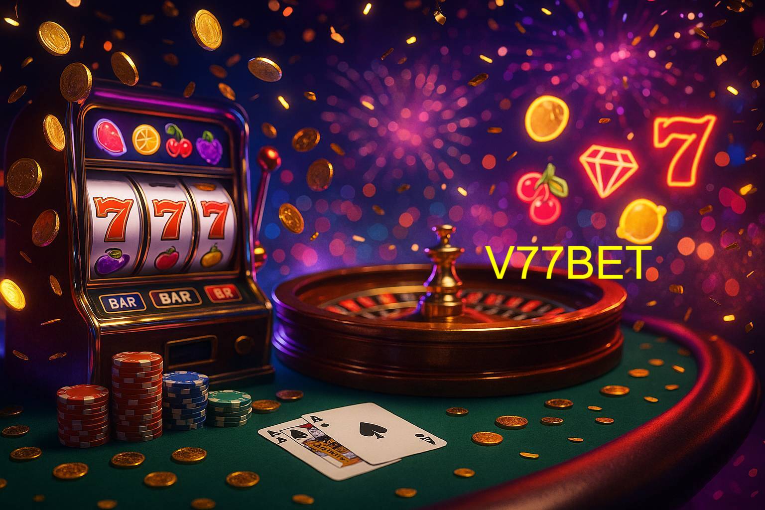 Jogos emocionantes no V77BET